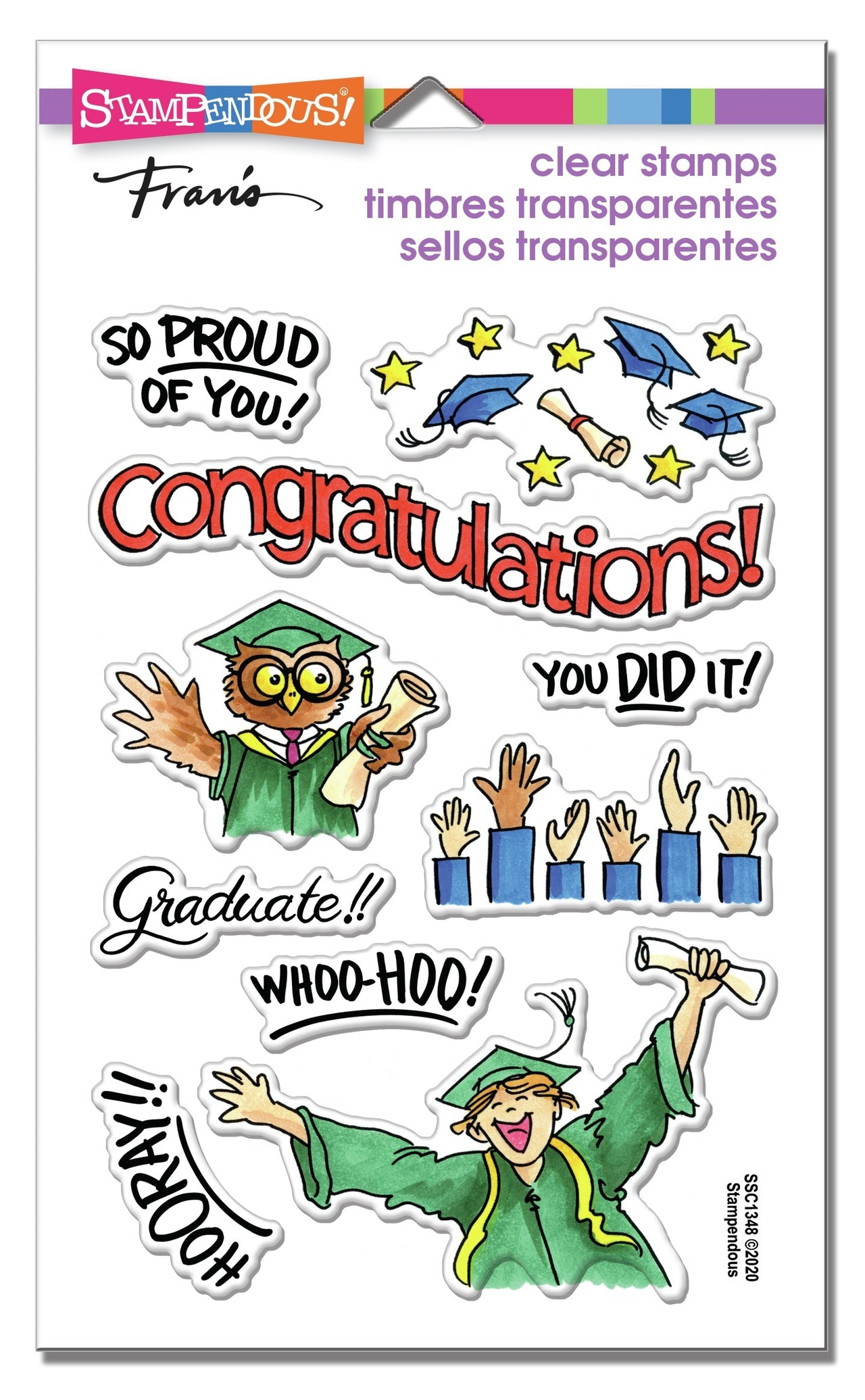 Stampendous Perfectly Clear Stamps - Grad Gift