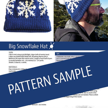 Big Snowflake Hat