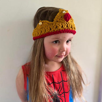 Royal Crochet Tiara