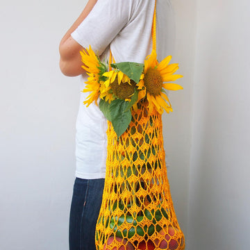 Lace shopping market bag