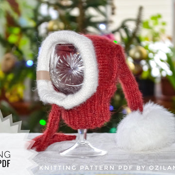 Santa dog hat