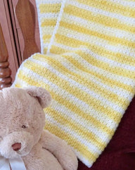 Lemonade Dreams Baby Blanket Crochet Pattern – Lion Brand Ice Cream DK