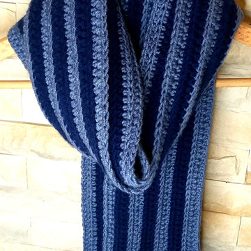 Crochet scarf for men