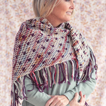 Peppercorn Shawl in Berroco Ultra Wool Handpaint & Berroco Ultra Wool - Downloadable PDF