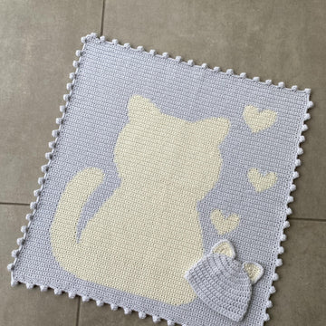 Cat Blanket and Hat