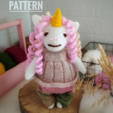 Unicorn knitting pattern