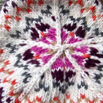 Beach Roses Hat & Mittens