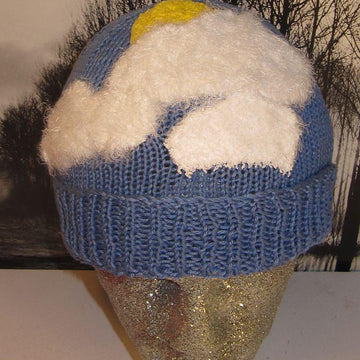 Little Fluffy White Clouds Beanie Hat