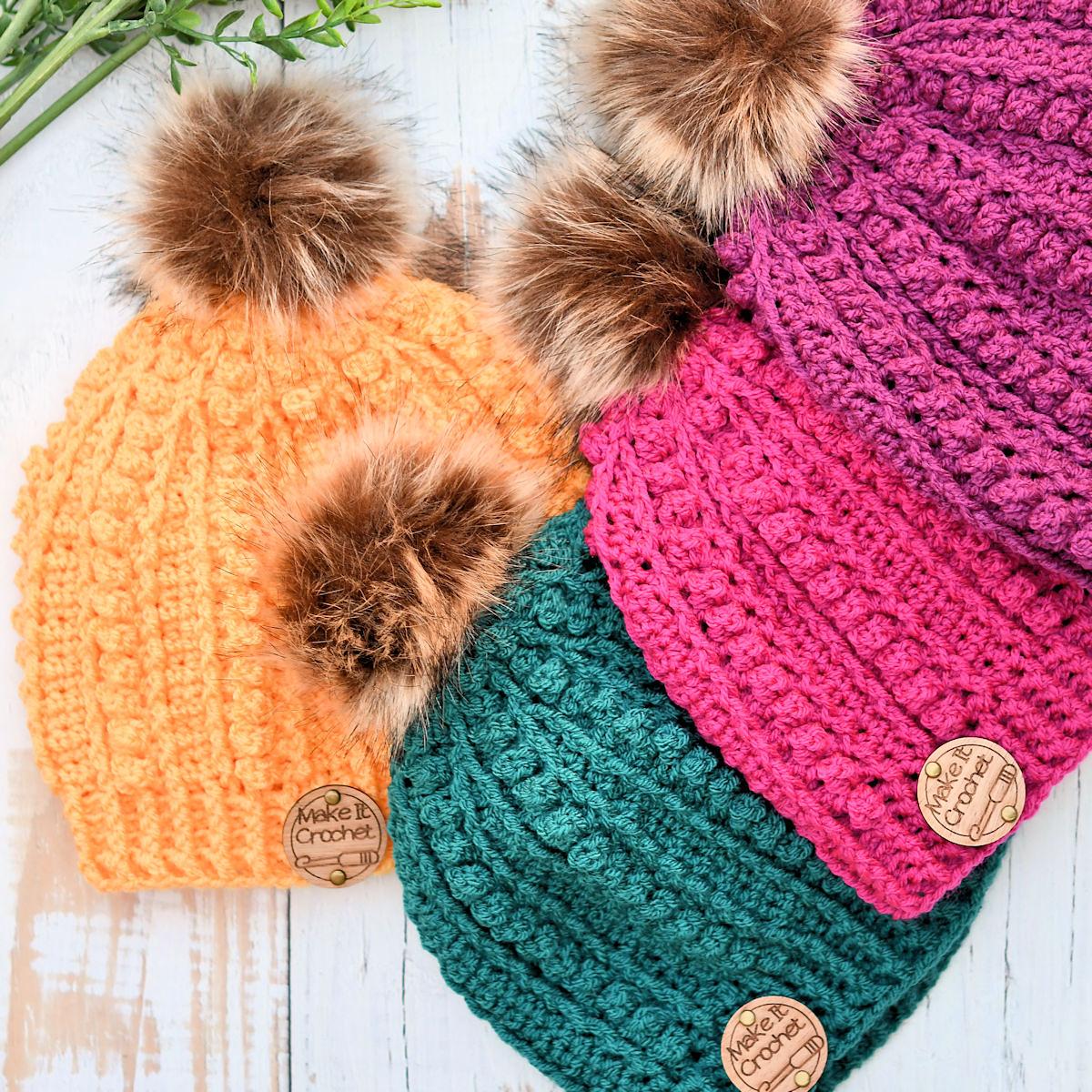 Popcorn Columns Hat