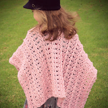 Rosette Blanket Shawl