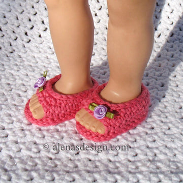 Open-Toed Doll Shoes