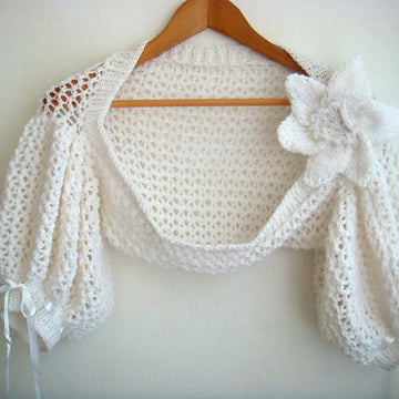 Puff Sleeve Wedding Shrug