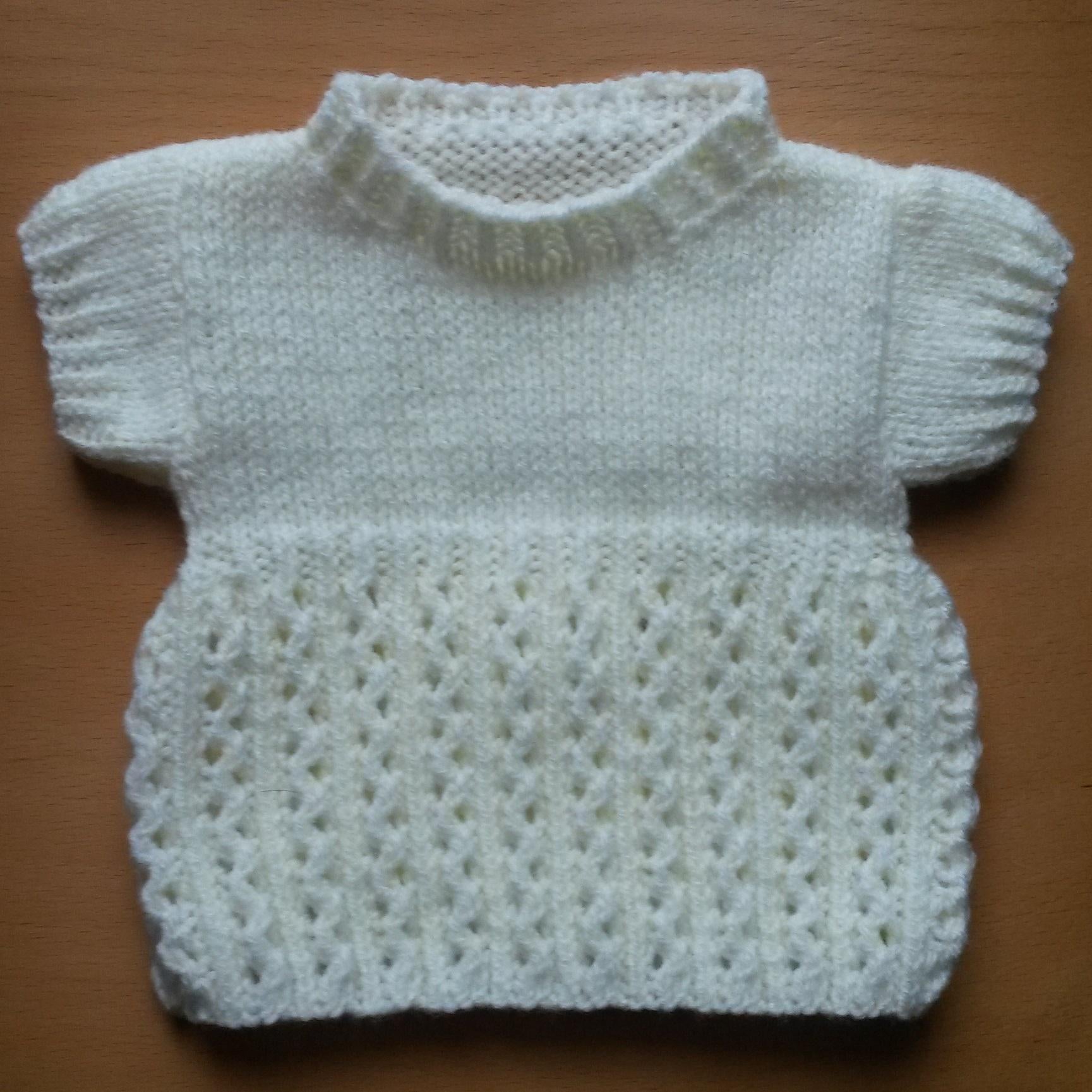 Lace Stitch Baby Top