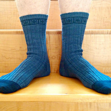 Postage Stamp Socks