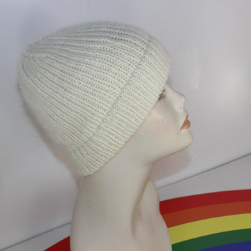 Adult and Teen Aran Rib Ski Beanie Hat Circular