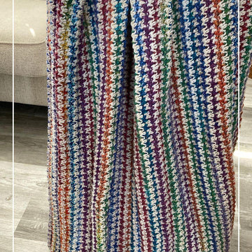 Frost Blossom Throw Blanket