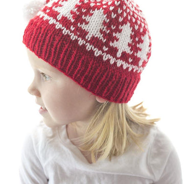 Wintry Fair Isle Stocking Cap