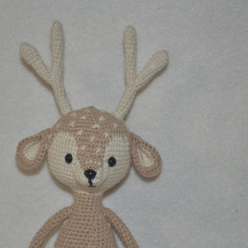 Bambi deer amigurumi doll