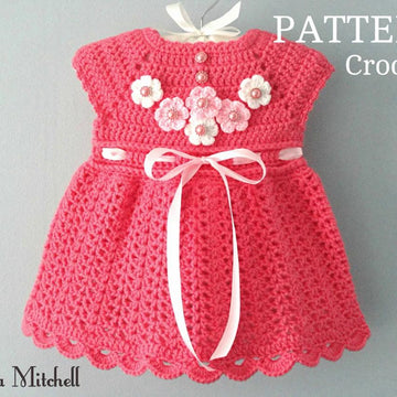 Crochet PATTERN Baby Dress Crochet Newborn Outfit