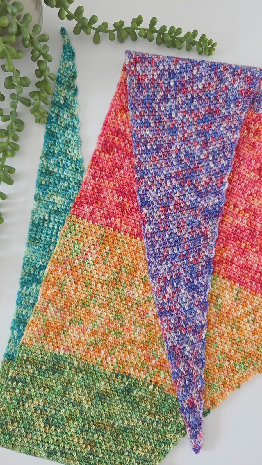 Magic Moss Stitch Scarf