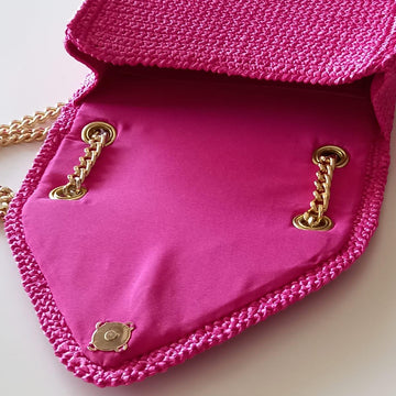 "Divine" rafia crochet bag