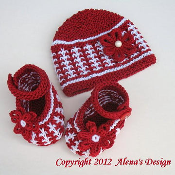 Knit Hat & Shoe Sets