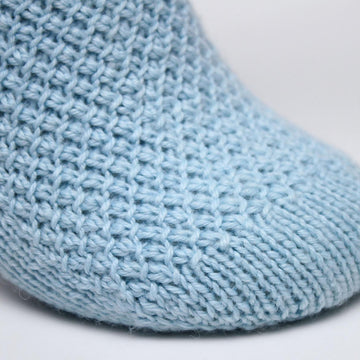 Blue Raspberry Socks - Toe Up (DK)