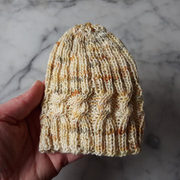 Simple Cable Sock Beanie