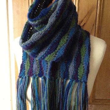 Little Landscapes Crochet Scarf