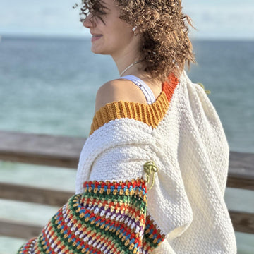 Cozy linen stitch sweater