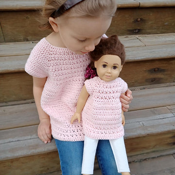 Crochet girl's dress - Sophia Tunic Dress