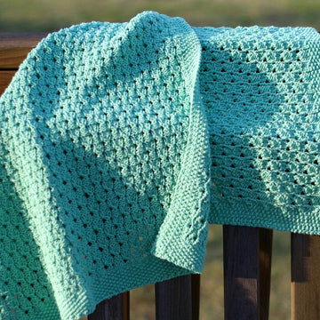 Dewdrop baby blanket