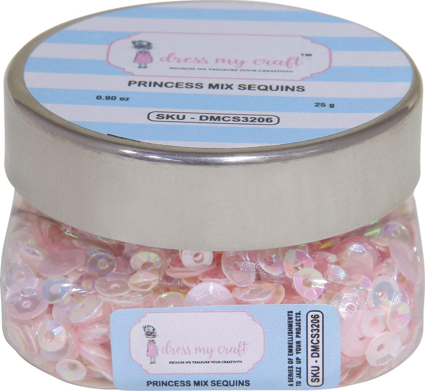 Dress My Crafts Sequins 25gms - Princess Mix