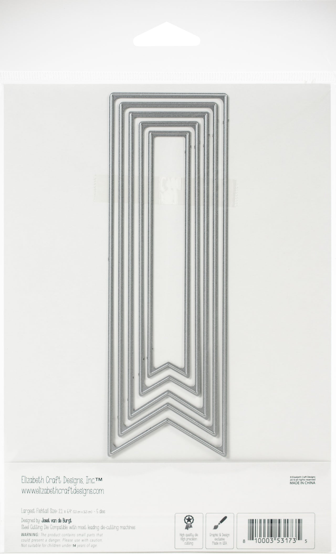 Elizabeth Craft Designs Elizabeth Craft Metal Die - Fitted Fishtails