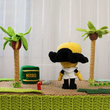 Neo Cortex + Uka Uka – PDF Crochet Amigurumi Pattern Set