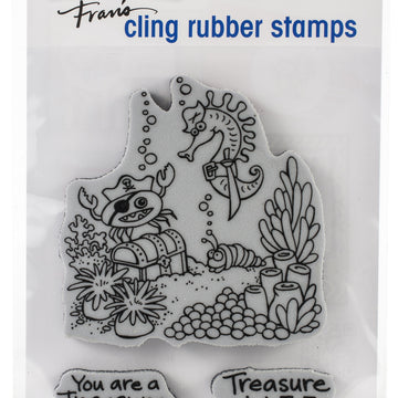 Stampendous Cling Stamp - Pirate Fun