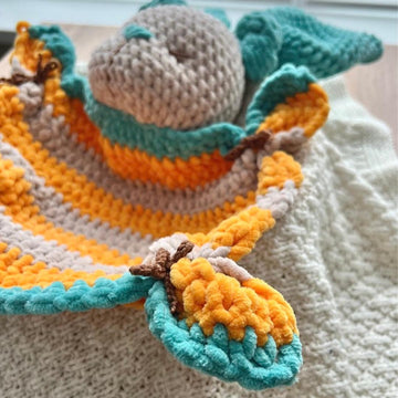 Sleepy Bunny Snuggler Crochet Pattern, Baby Comforter, Security Blanket, Comforter Pattern, PDF in English