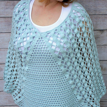 Whimsical Waves Poncho