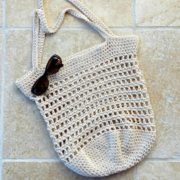Easy Crochet Cotton Beach Bag