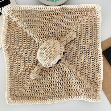 Sloth Baby Lovey Blanket & Rattle Crochet Pattern PDF – Cute Stuffed Toy Tutorial