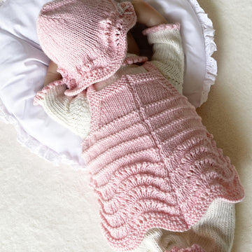 Abigail baby doll clothes knitting pattern 19080