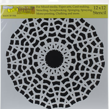 The Crafter's Workshop Crafter's Workshop Template 12"X12" - Faceted Star