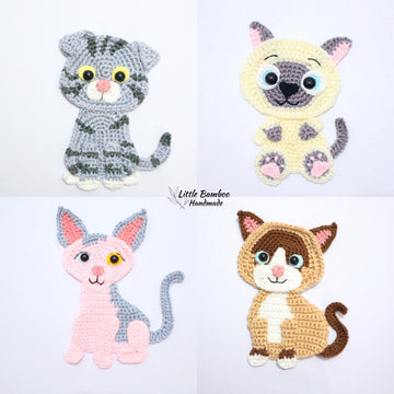 Cats Applique Set A