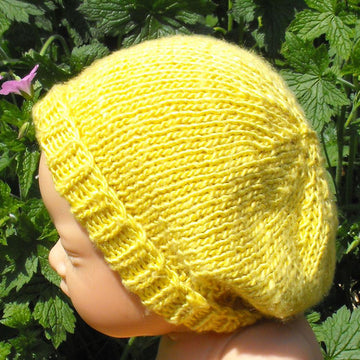 BABY SILK SLOUCH KNITTING PATTERN - MADMONKEYKNITS