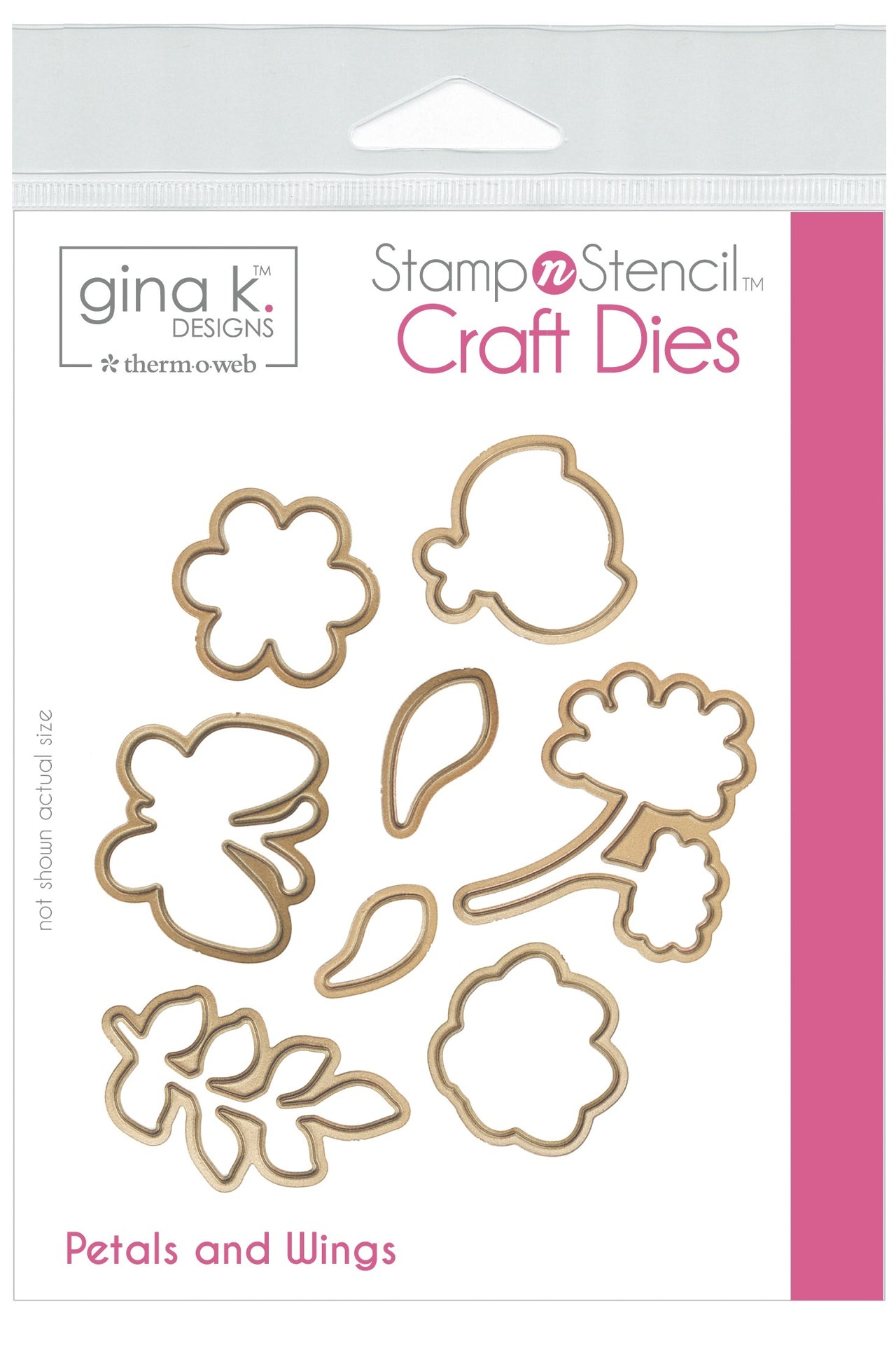 Therm O Web Gina K Designs Dies - Petals & Wings