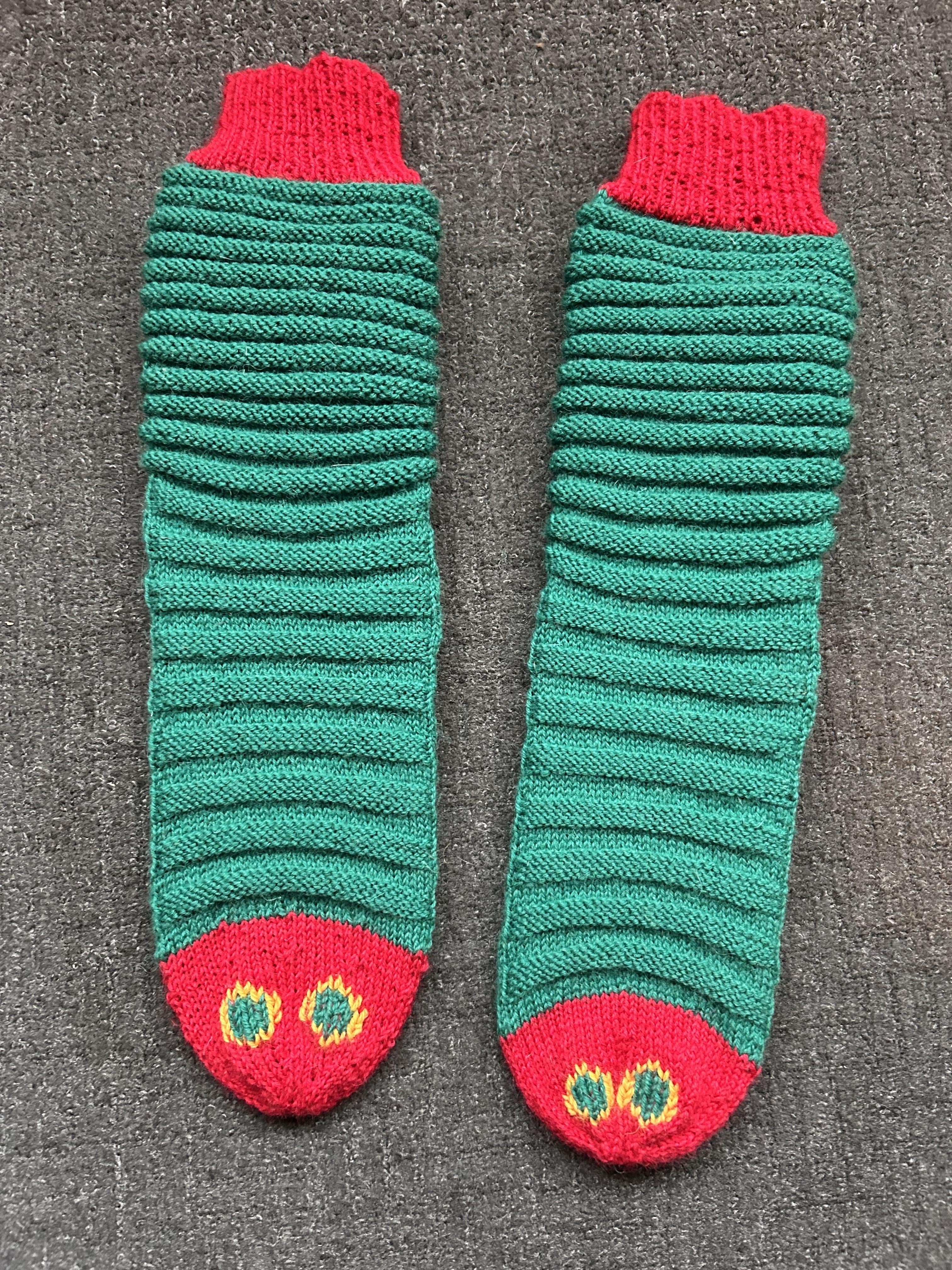 Caterpillar Socks