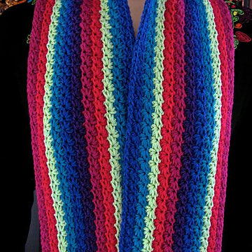 Starpath Scarf, a Star Stitch How-to