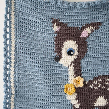 Hello Deer Baby Blanket