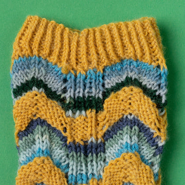 Chevron Block Socks - Free Knitting Pattern For Women in Paintbox Yarns Socks