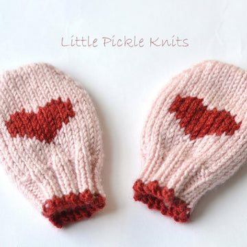 Baby mittens  Little Heart